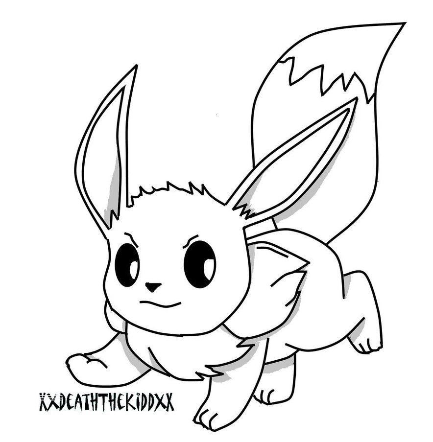 884x903 Best Pokemon Coloring Pages Eevee Evolutions Pic For To Print