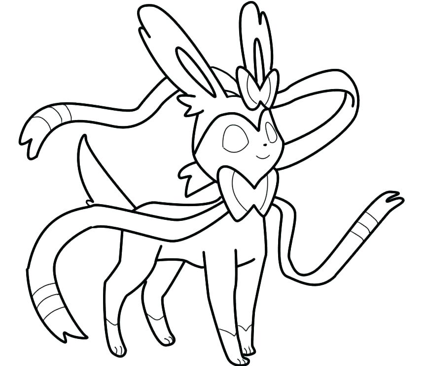 864x744 Eevee Evolutions Coloring Pages Coloring Pages Coloring Pages