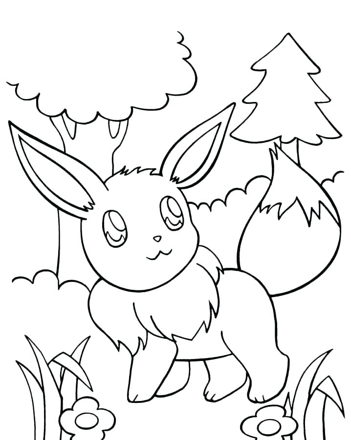 718x902 Pokemon Coloring Pages Eevee Coloring Pages Coloring Pages Pokemon