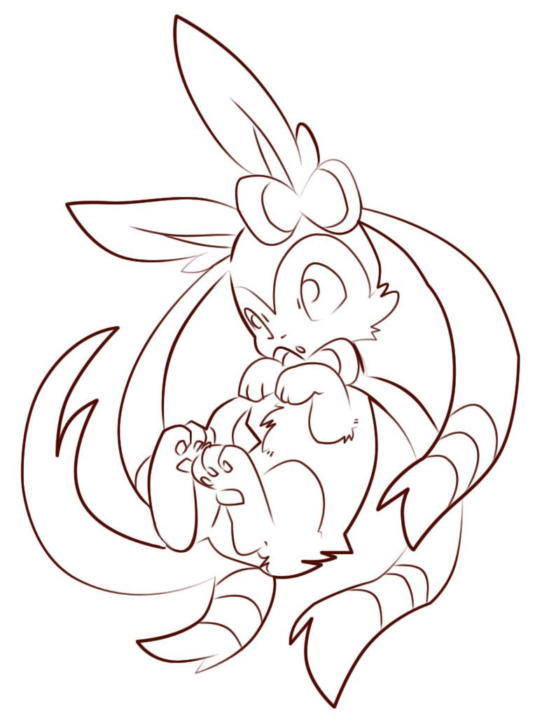 774x1032 Eeveelutions Coloring Pages