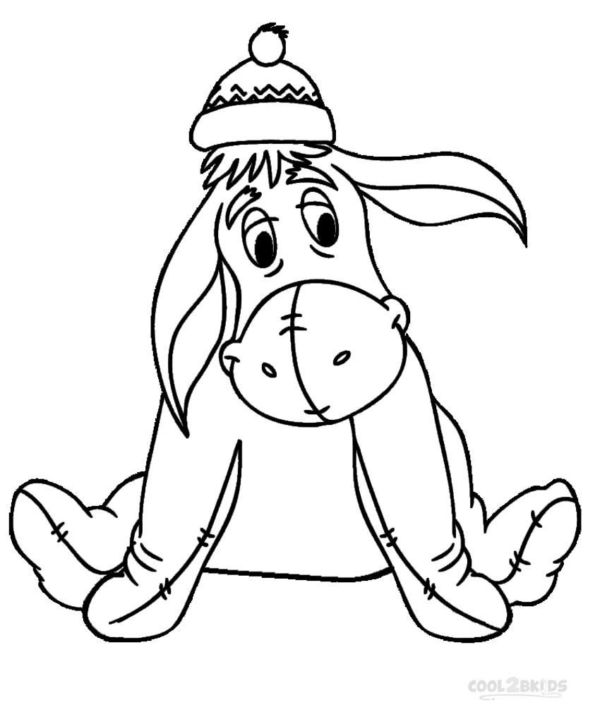 850x1009 Printable Eeyore Coloring Pages For Kids Cool2bkids Eeyore