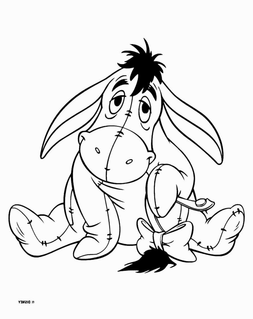 810x1022 Eeyore Coloring Pages Coloring Pages
