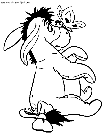 462x565 Eeyore Coloring Pages Eeyore Coloring Pages Book Free For Eeyore