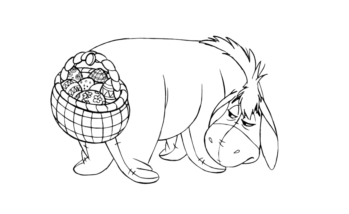 1188x728 Free Printable Eeyore Coloring Pages For Kids