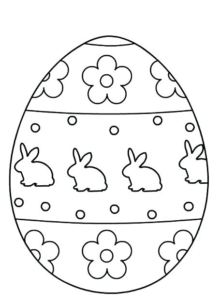 453x635 Easter Egg Coloring Pages Egg Coloring Pages For Kids Easter Egg