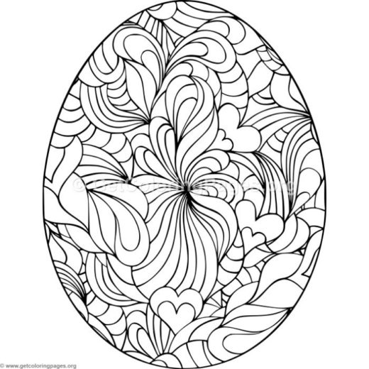 520x520 Easter Coloring Pages Printable