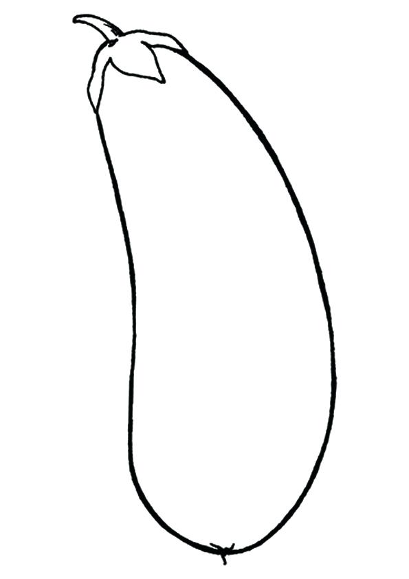 595x842 Vegetable Coloring Pages Vegetable Coloring Pages Eggplant