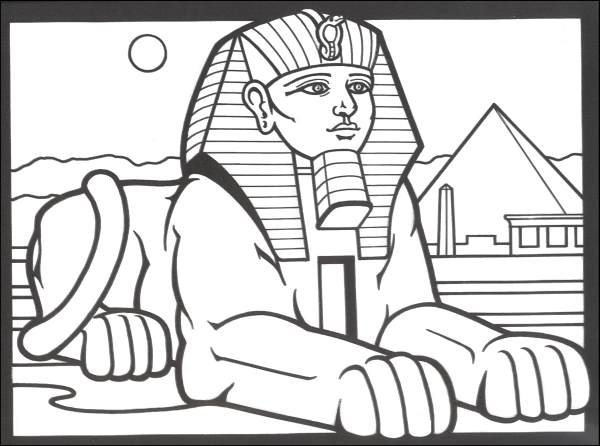 600x446 Egyptian Coloring Pages To Print