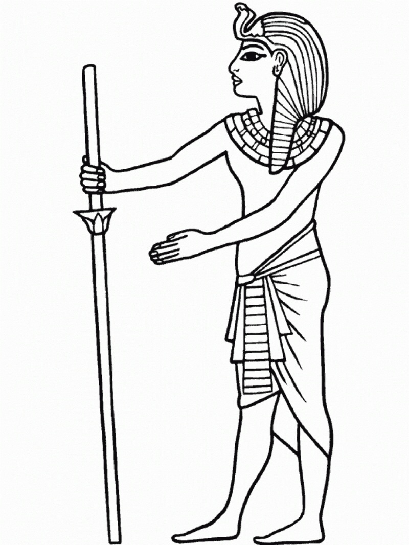 Egyptian Coloring Pages Printable