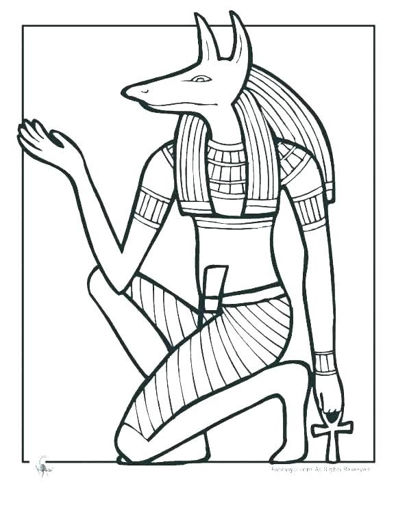 578x748 Ancient Egypt Coloring Pages