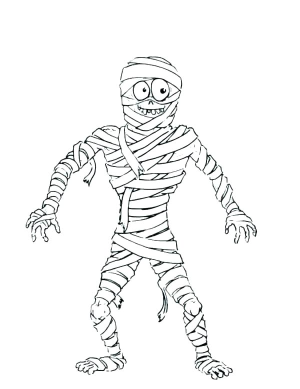 600x778 Egyptian Mummy Coloring Pages Mummy Coloring Sheet Mummy Coloring