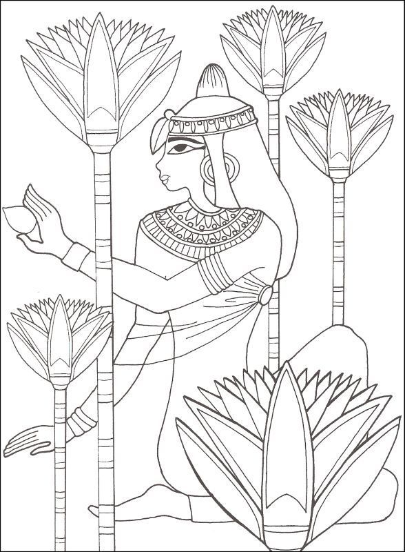 588x800 Ancient Egypt (Designs For Coloring) Additional Photo (Inside
