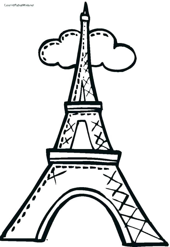 706x1024 Eiffel Tower Colouring Pages Unique Tower Coloring Pages Free