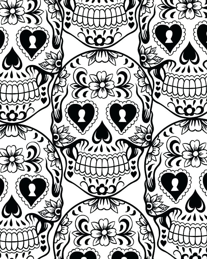 700x875 Dia De Los Muertos Coloring Pages A A Coloring Book Ii Dia De Los