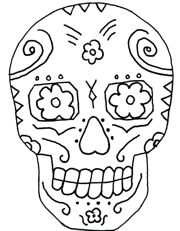 748x960 El Dia De Los Muertos Coloring Pages