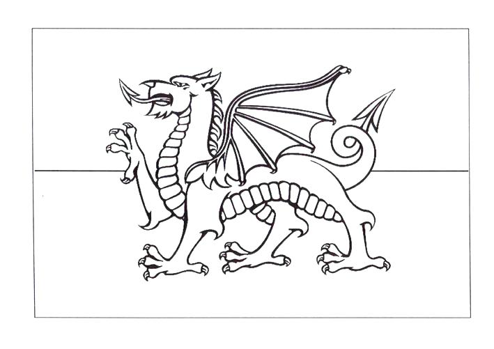 709x501 Costa Rica Flag Coloring Page Coloring Flag Flag Coloring Page