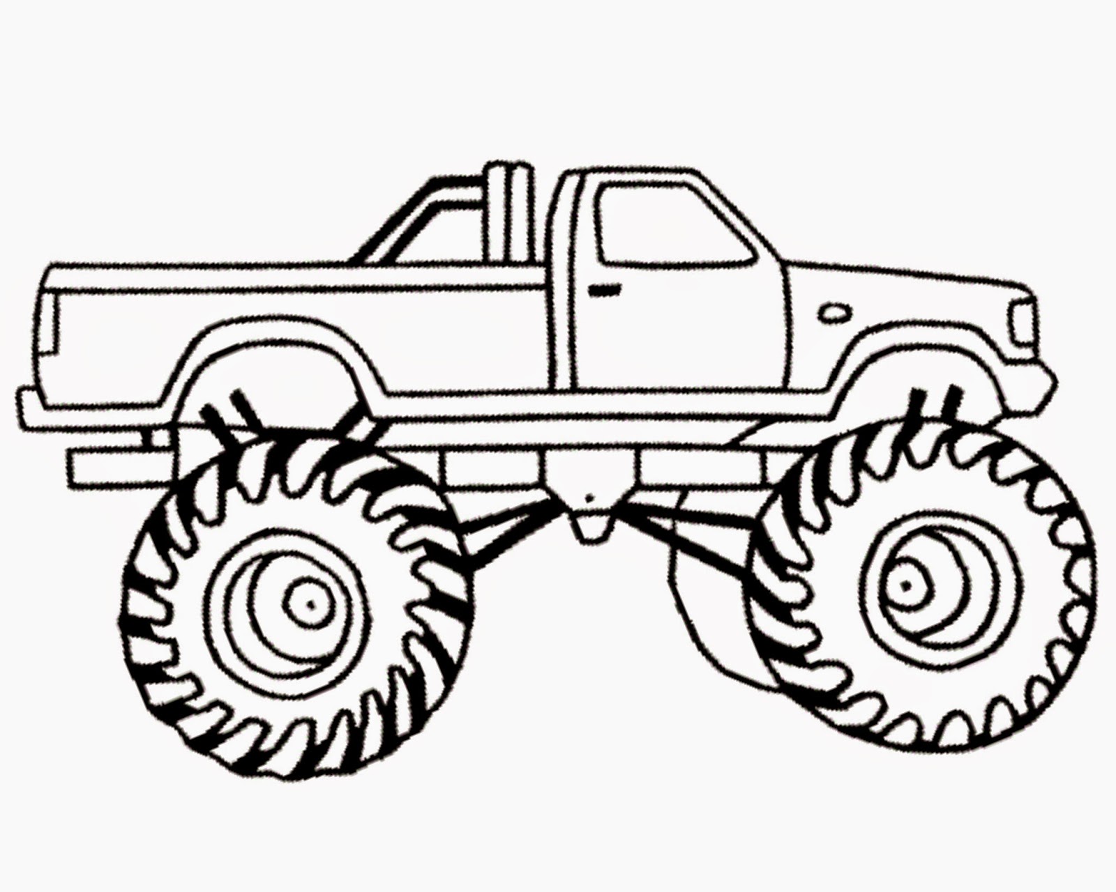 1600x1280 El Toro Loco Monster Truck Coloring Page