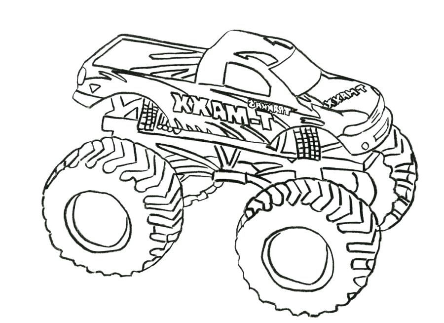 900x654 El Toro Loco Monster Truck Coloring Page Plus Loco Coloring Pages