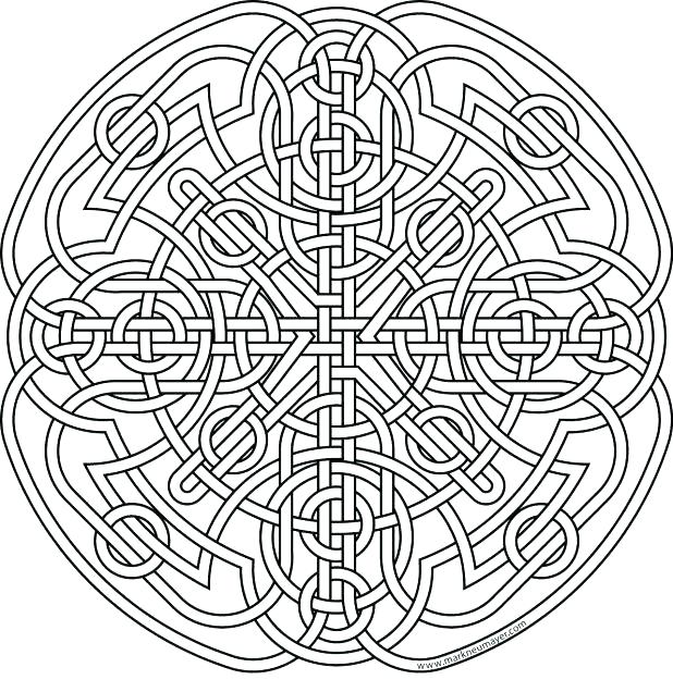 618x636 Elaborate Coloring Pages Cross Coloring Pages For Adults