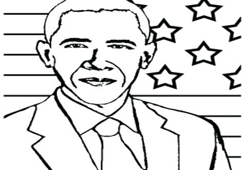 476x333 Obama Coloring Pages And His Daughters Mitt Election Poster
