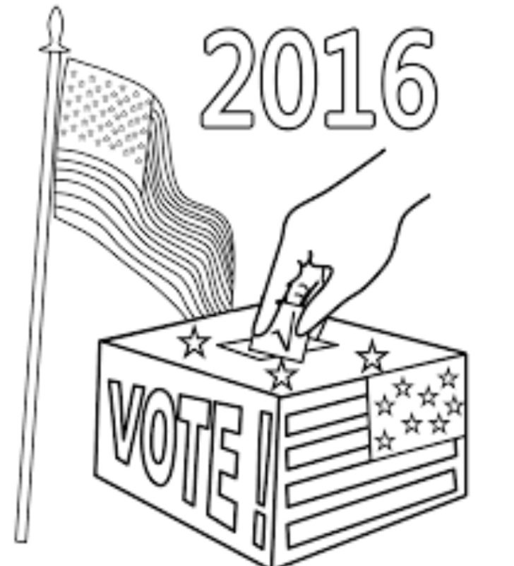 728x801 Election Day 2016 Coloring Page Coloring Pages Kids