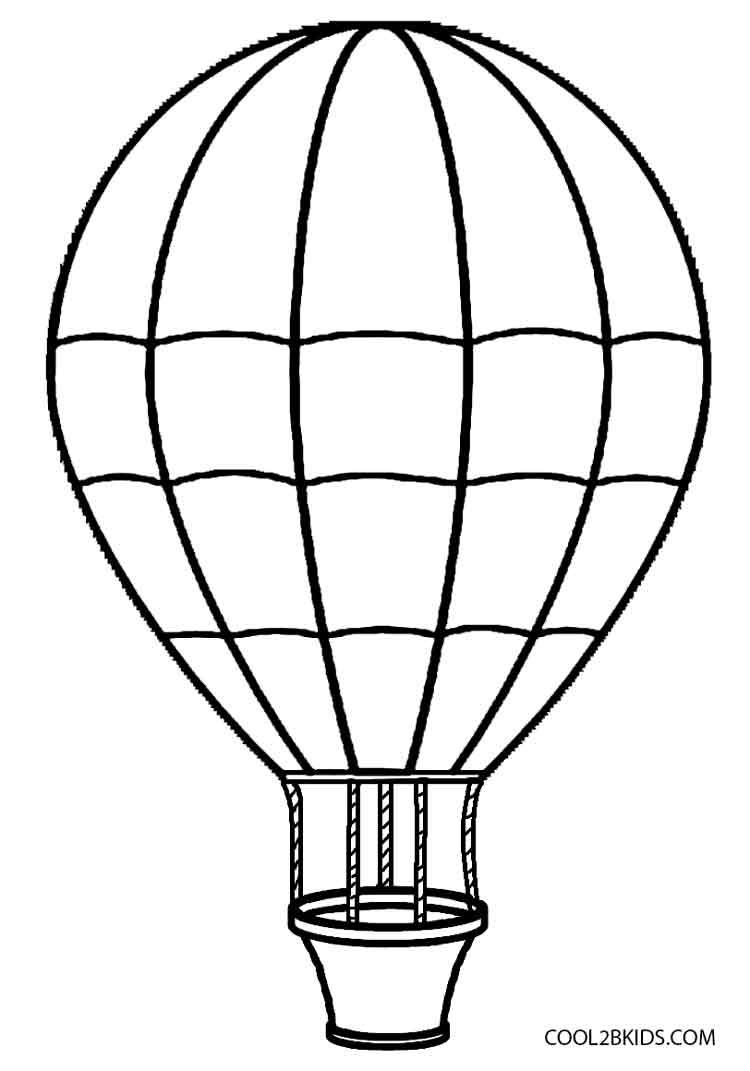 750x1071 Printable Hot Air Balloon Coloring Pages For Kids Cool2bkids