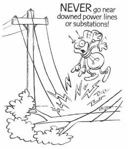 258x300 Coloring Electrical Safety, Electricity Colouring Pages