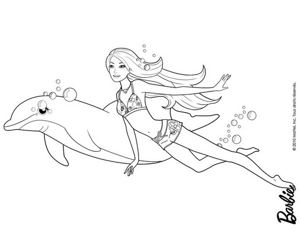 1048x811 Interesting Idea Coloring Pages Of Mermaids Barbie Mermaid Tale