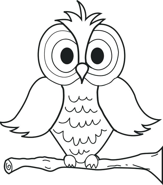 617x700 Kids Coloring Pages Free Owl Coloring Pages For Adults Free