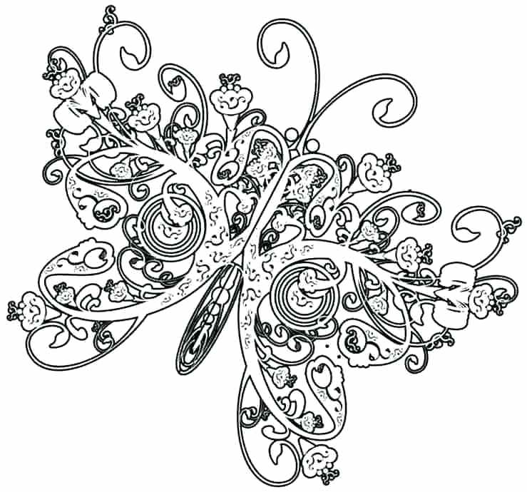 739x690 Butterfly Coloring Pages Free Butterfly Coloring Pages Printable