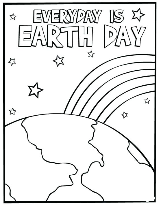 550x711 Earth Day Coloring Pages For Preschoolers Earth Coloring Sheets