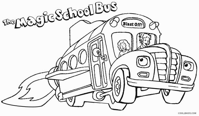 640x373 Printable School Bus Coloring Page For Kids Cool2bkids Car