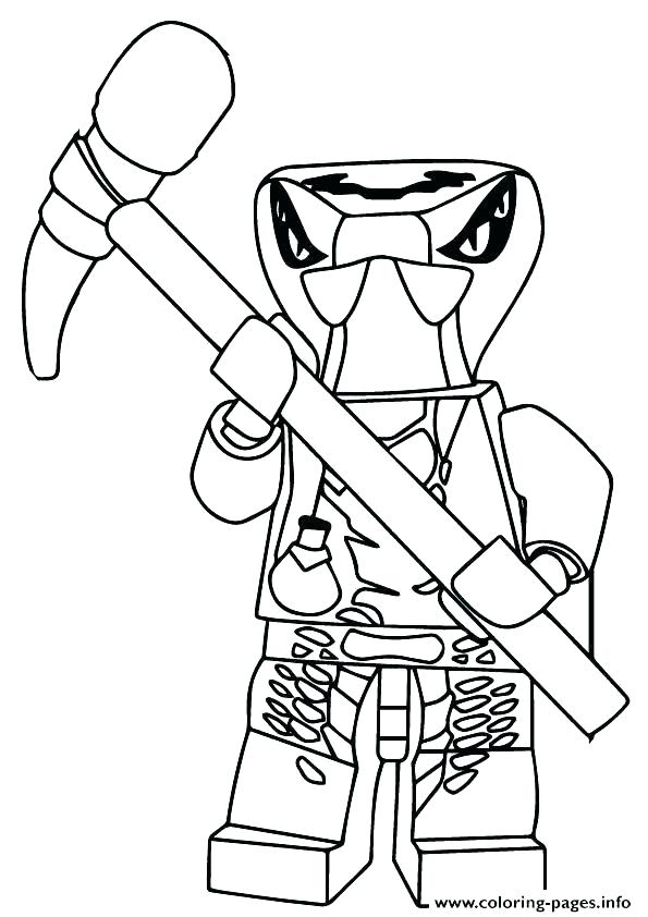 595x842 Lego Ninjago Kai Coloring Pages Tournament Of Elements Coloring