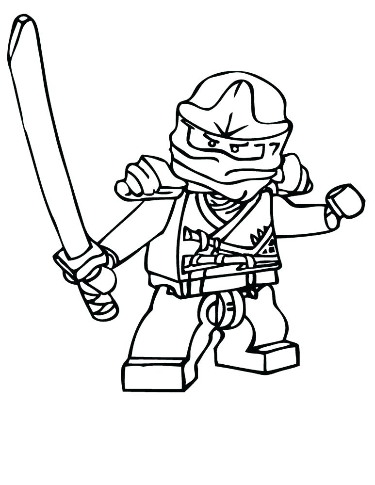773x1000 Ninjago Coloring Pages Kai Tournament Of Elements Coloring Page