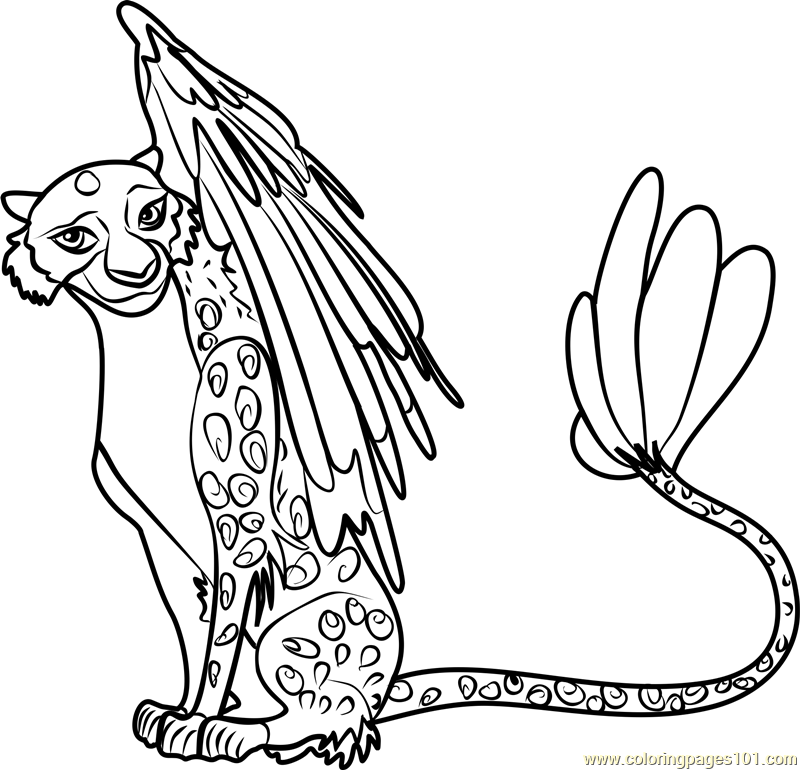 800x770 Luna Coloring Page
