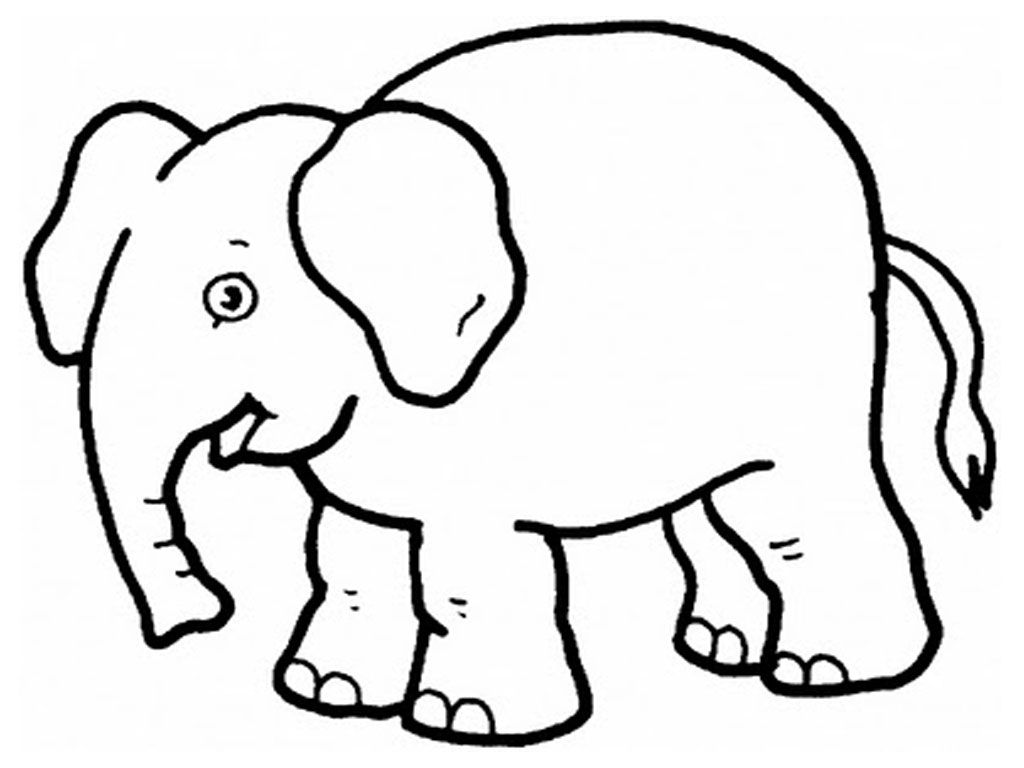 1024x768 Free Printable Elephant Coloring Pages For Kids Free Printable