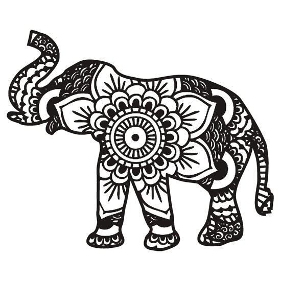 550x550 Coloring Pages Elephant Elephant Coloring Page Download Elephant