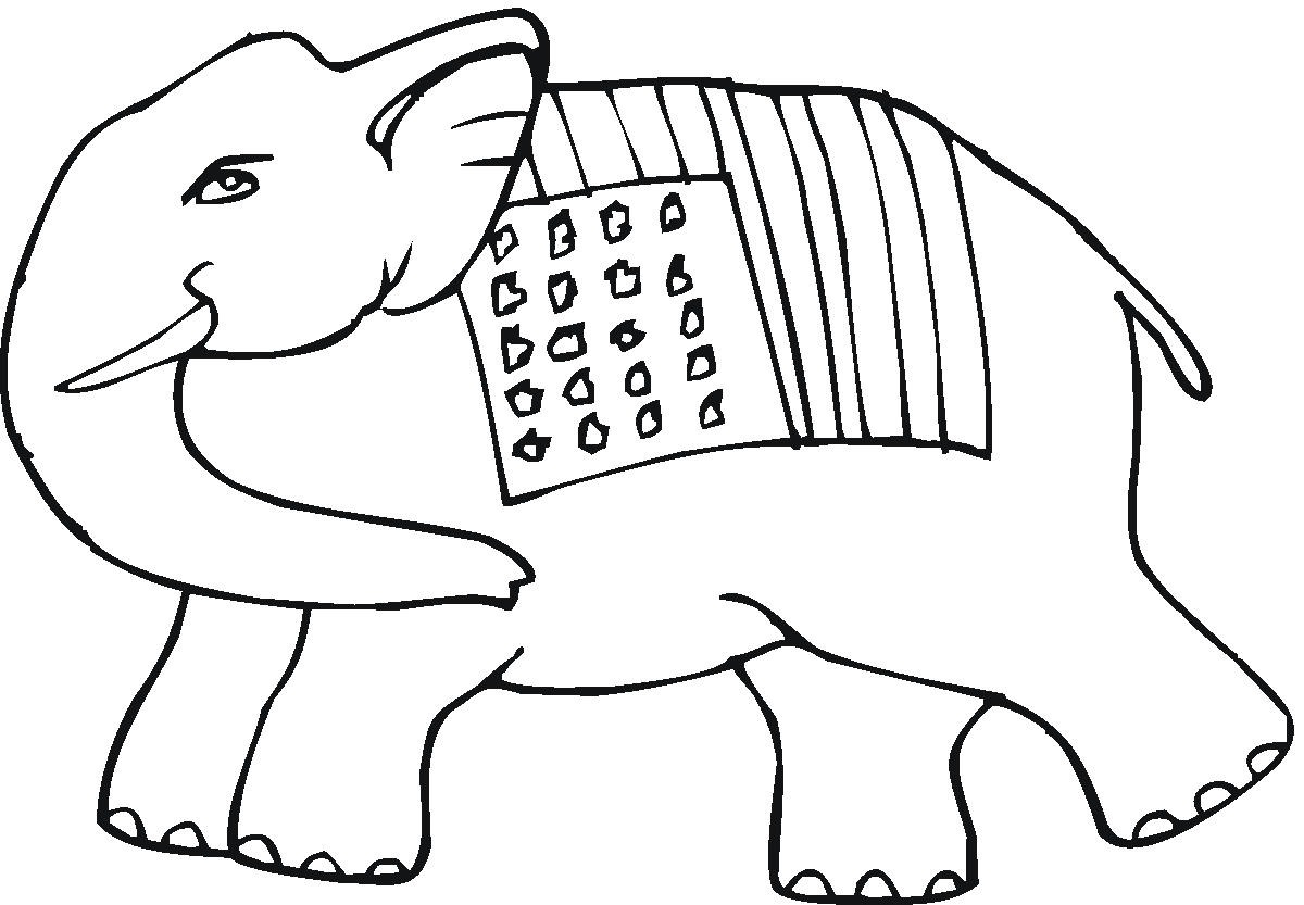1200x833 Weird Asian Elephant Coloring Page Pages Print