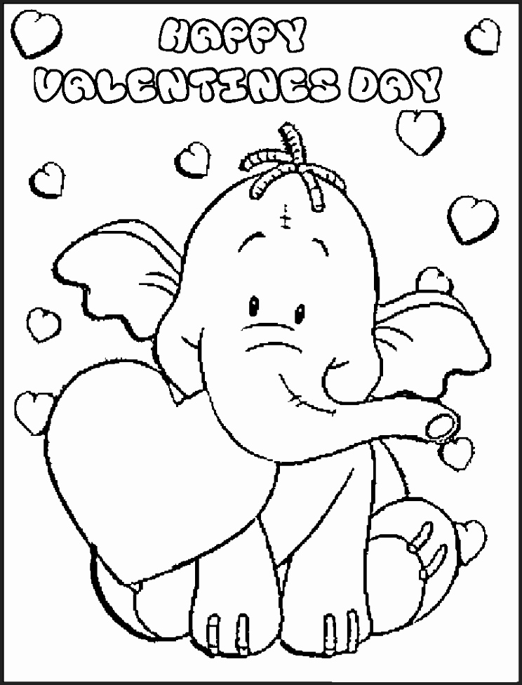 744x976 Elephant Coloring Pages For Preschool Newcoloring123