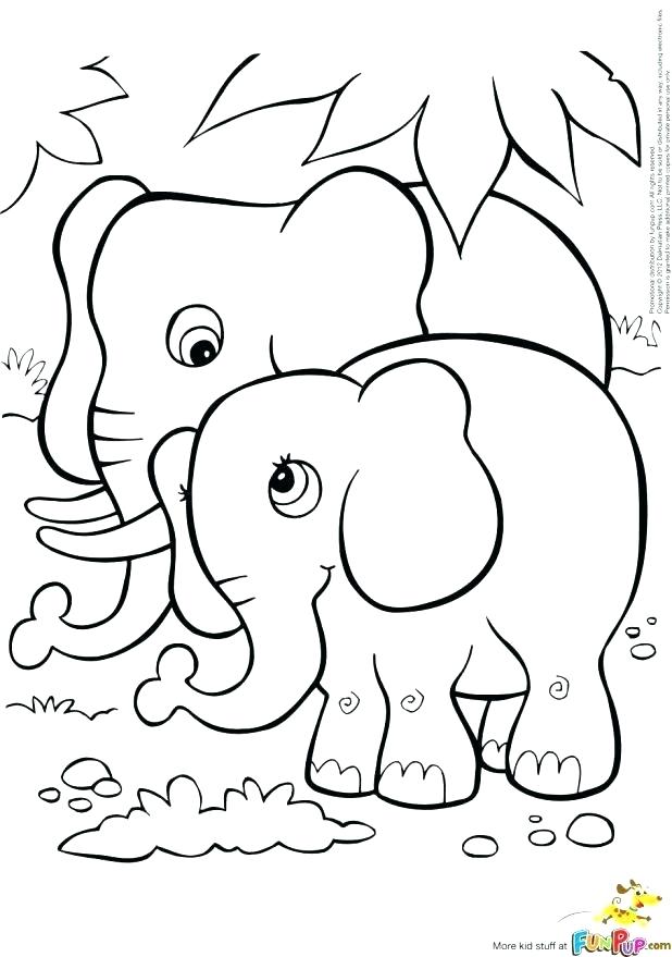 Elephant Coloring Pages To Print