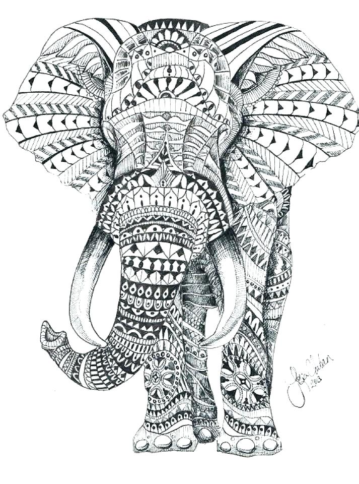 713x960 Elephant Color Pages Good Elephant Color Pages Best Of G Mandala
