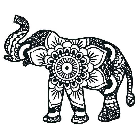 550x550 Pretty Printable Elephant Coloring Pages Print Page Circus Pretty