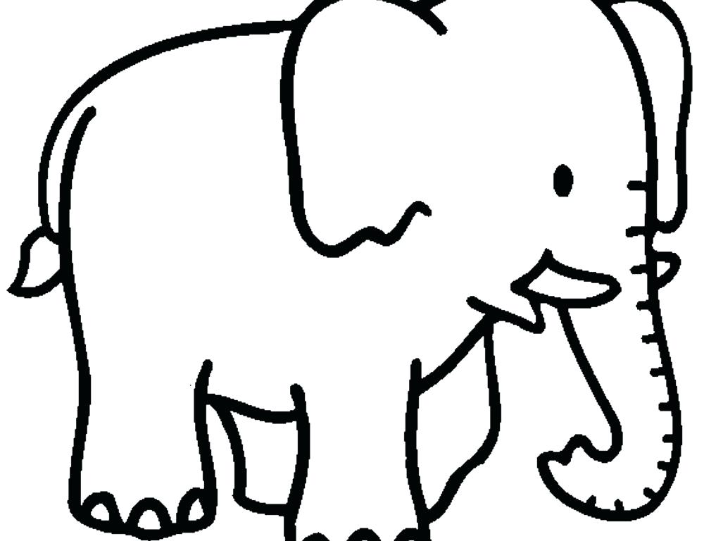 1000x768 Coloring Pages Elephant Free Printable Elephant Coloring Pages