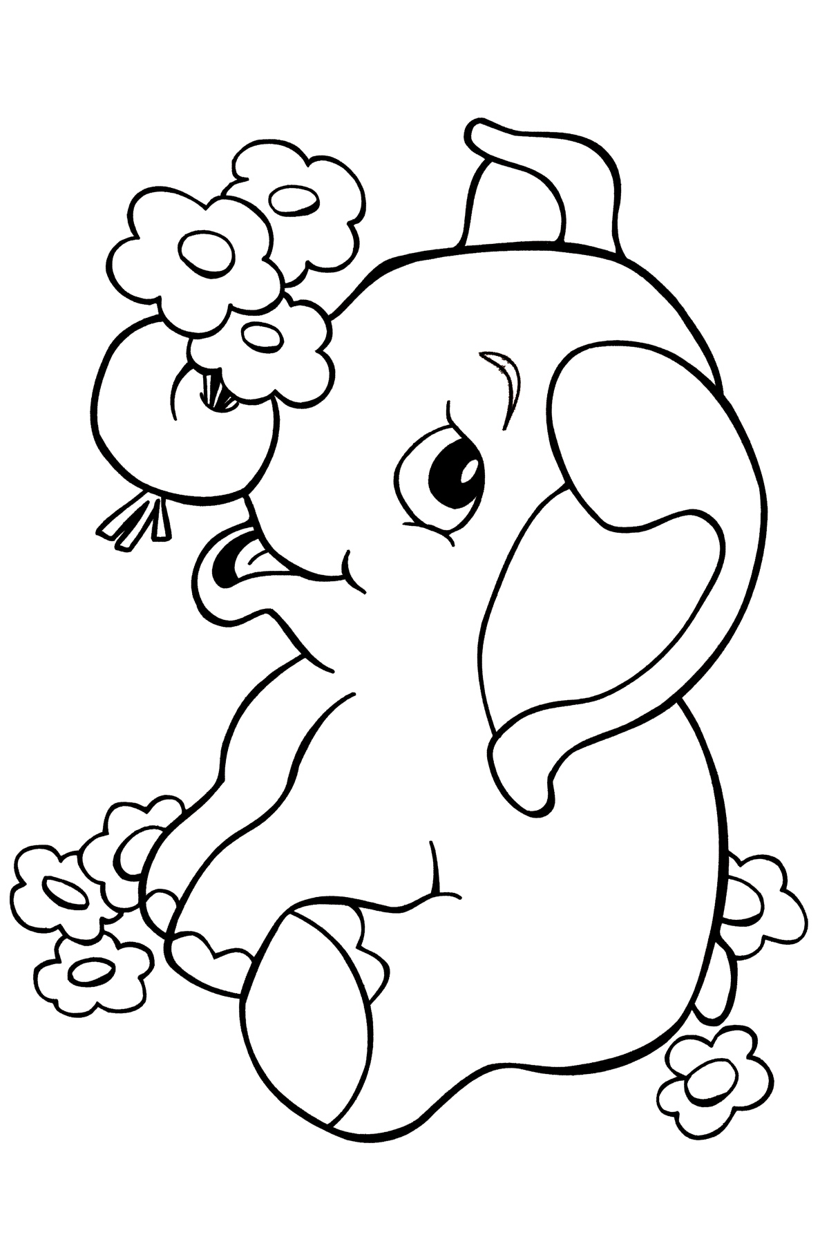 1200x1800 Elephant Coloring Page Unique Free Coloring Pages Of Elephant Face