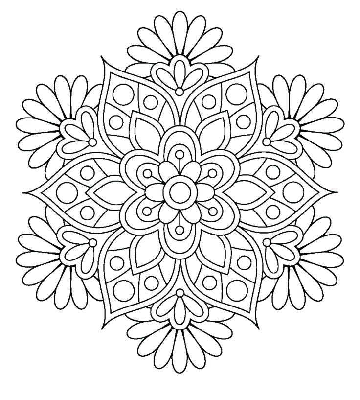 736x817 Mandala Coloring Pages For Kids Cute Coloring Elephant Mandala