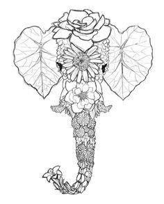 236x293 Elephant Mandala Coloring Pages