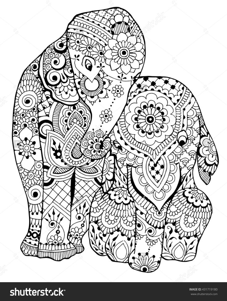 736x974 Coloring Pages Elephants Leversetdujourfo Coloring Pages