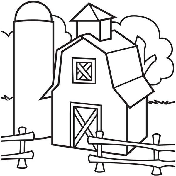 600x600 Grain Elevator Coloring Pages