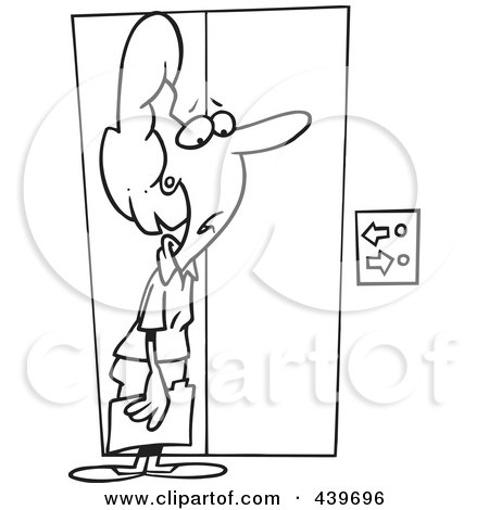450x470 Royalty Free Elevator Illustrations By Toonaday Page 1