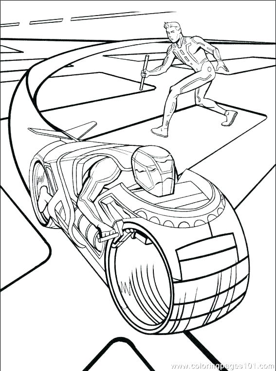 567x763 Tron Coloring Pages Tron Legacy Coloring Pages Coloring Pages 5
